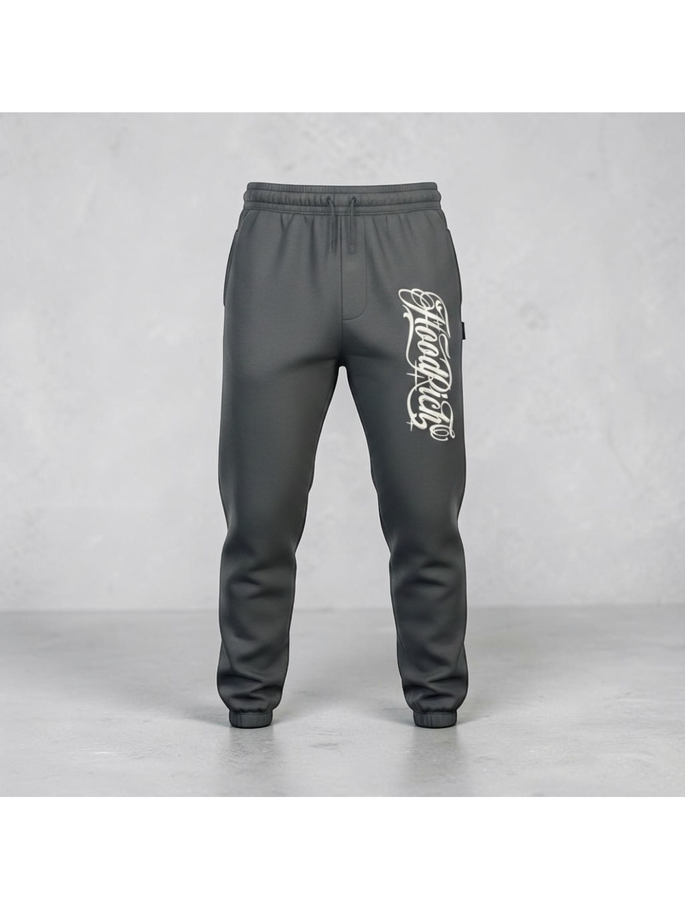 Hoodrich Legacy Fleece Jogger Pants in Dark Grey Size Medium NWT
